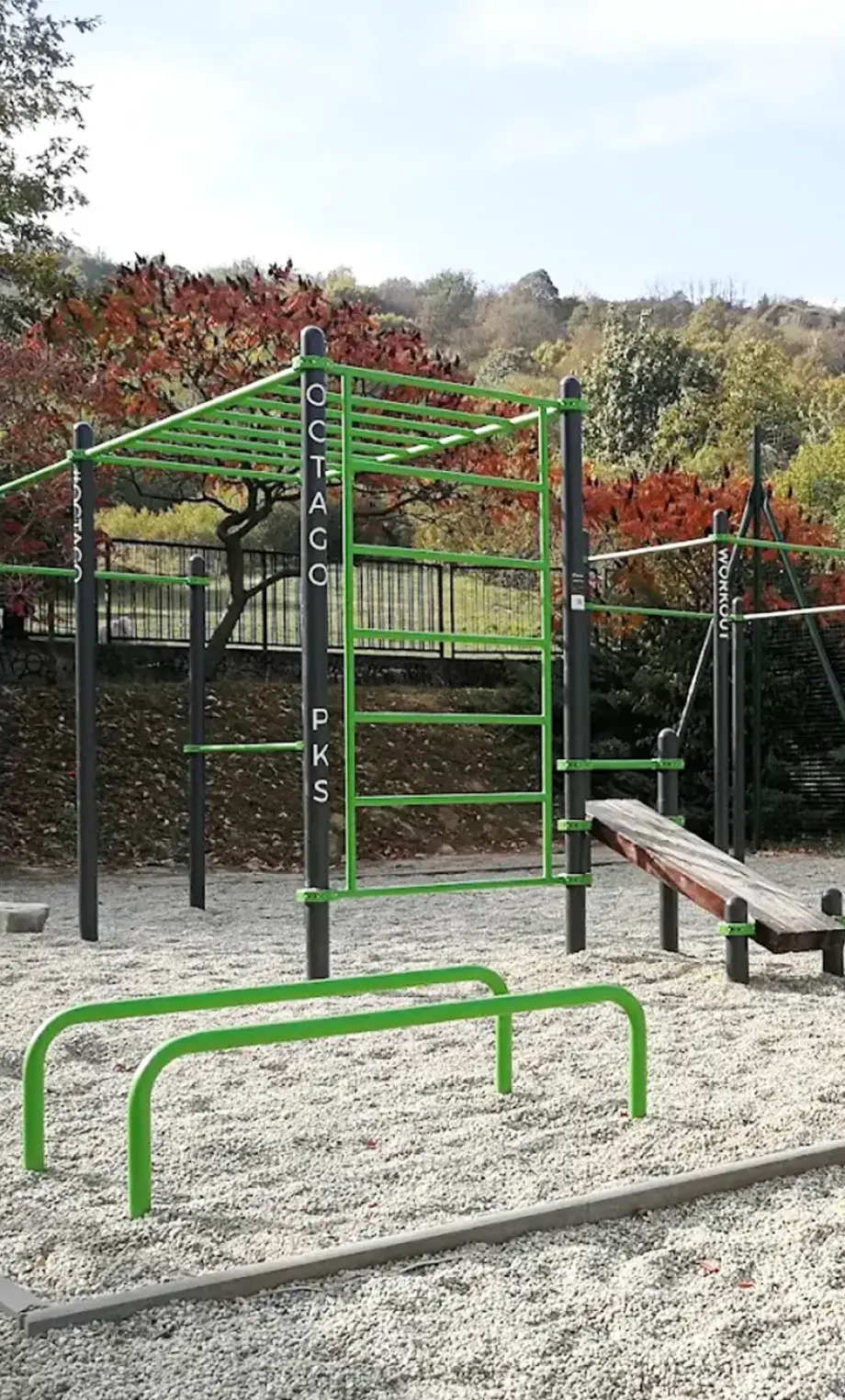 Workout Park Bystrická pri pumptracku